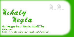 mihaly megla business card